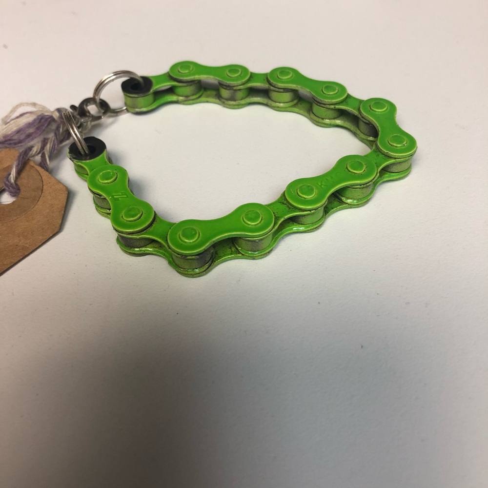 Bicycle parts Bracelet made out of vintage Bike chain.